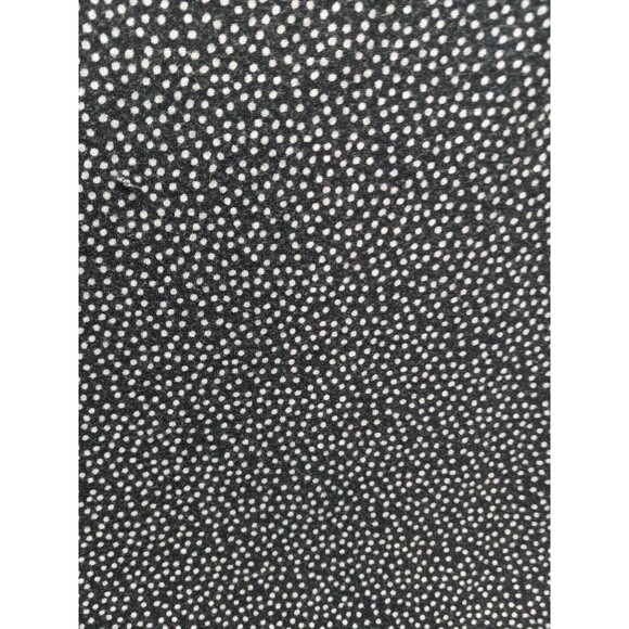 Worthington Mixed Media Black Large Semi Sheer Bodice Hem Panel Ruffle Sleeves - Picture 9 of 10